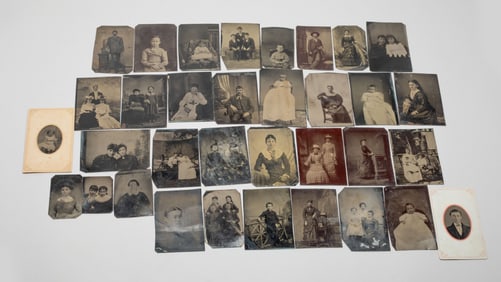 Estate Large Set Tin Types