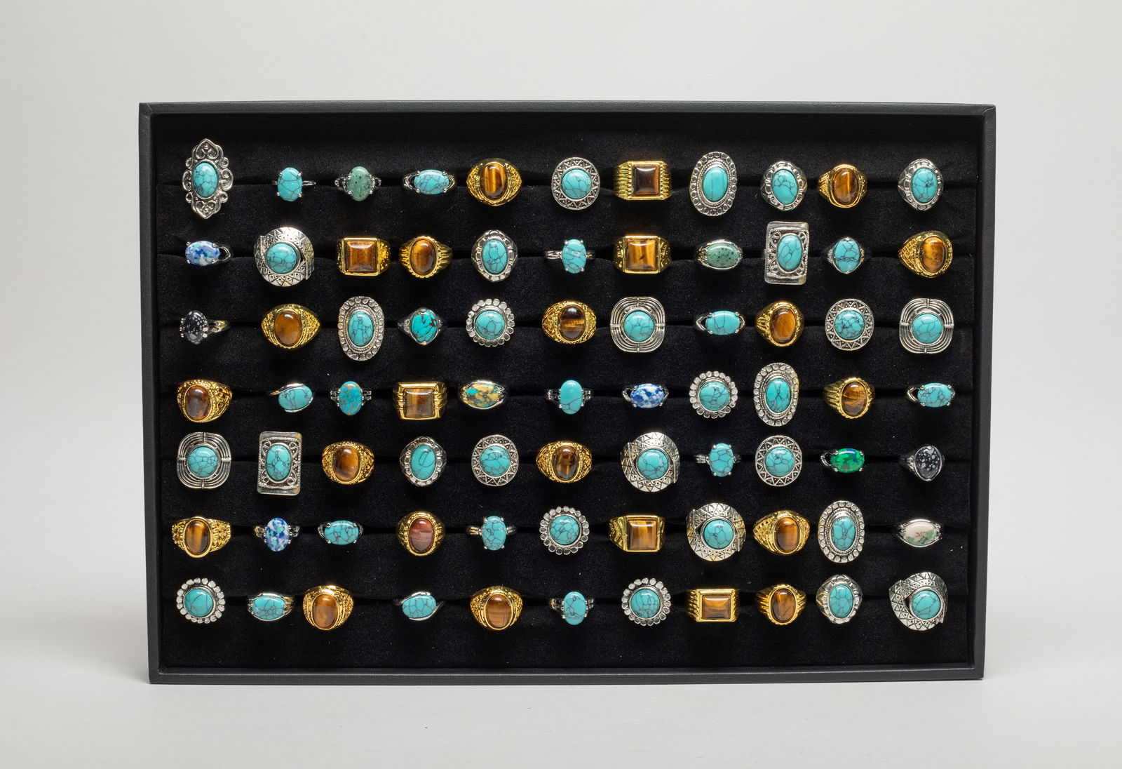 Estate Large Set Stone Rings (1 of 14)