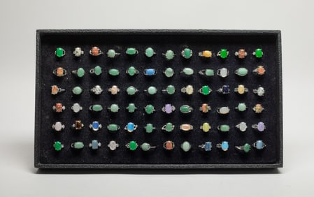 Estate Large Set Stone Rings