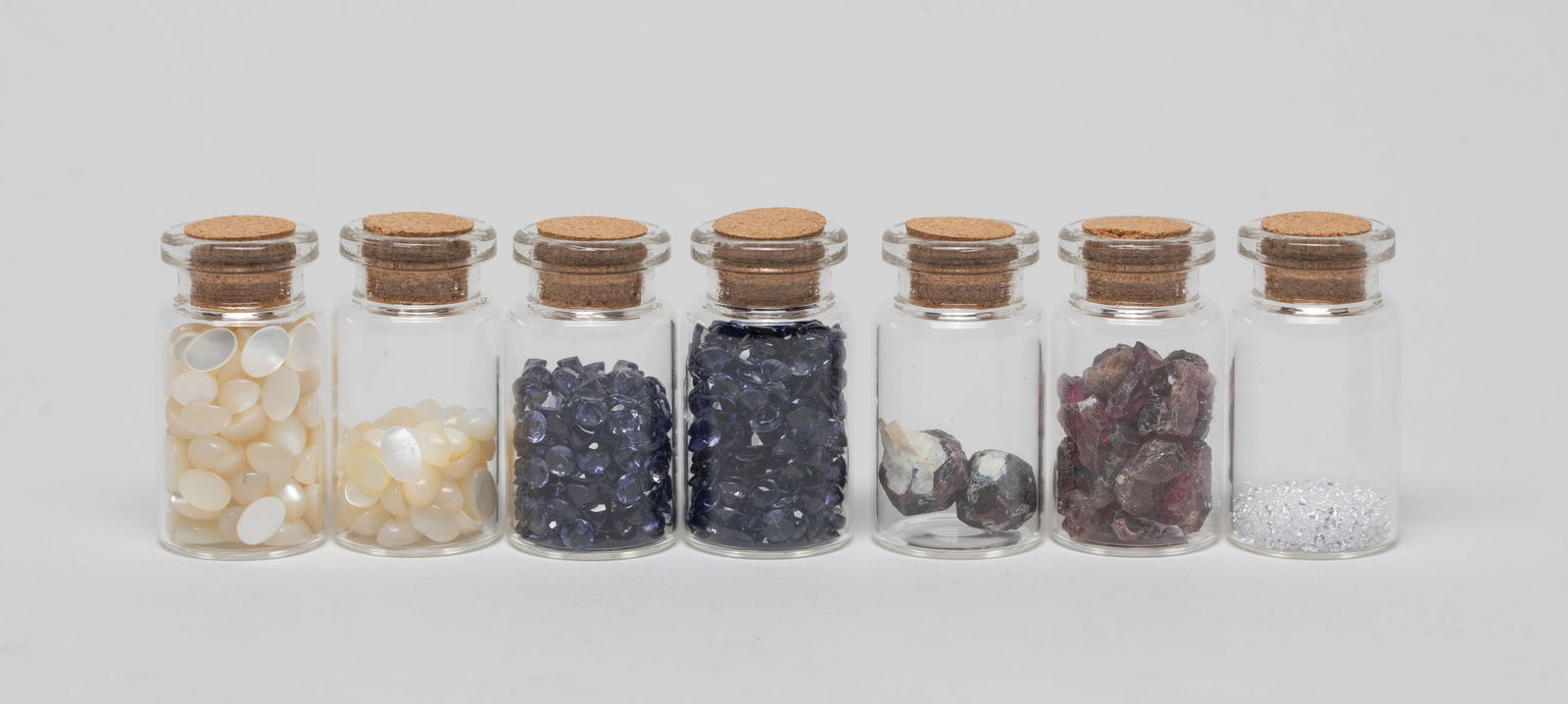 Estate Large Set MOP, Garnet, Gemstones (1 of 9)