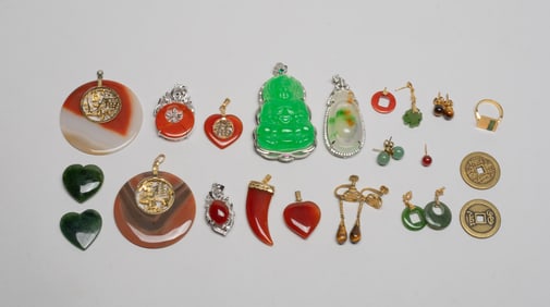 Estate Large Set Chinese Export Jewelry