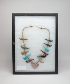 Zuni Fetish Gemstone Necklace