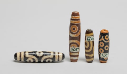 Estate Chinese Tibetan Dzi Beads