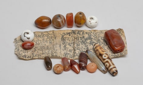 Estate Large Set Chinese Tibetan, Nepal Beads