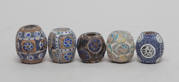 Set Chinese Dragon Fly Glass Beads