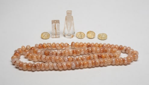 Estate Large Set Chinese Crystal Beads