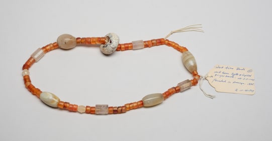 West Asian Agate Bead Necklace