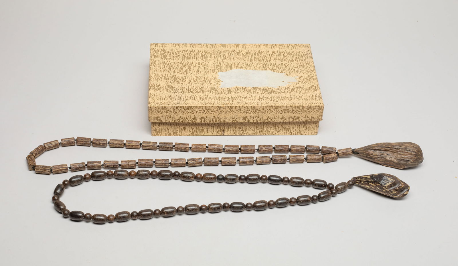 Two Chinese Export Agarwood Necklaces (1 of 15)