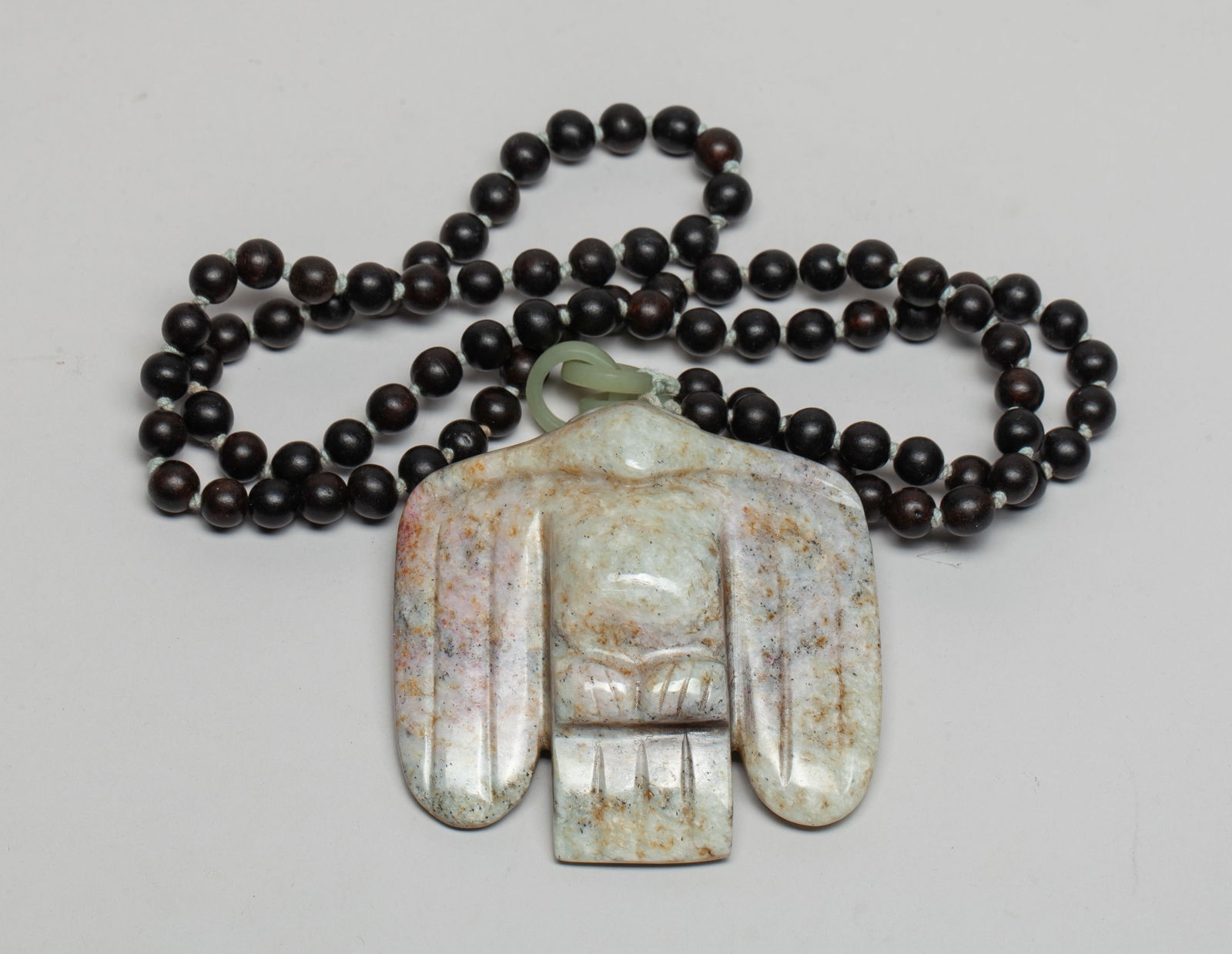Chinese Export Jade, Agarwood Necklace (1 of 15)