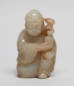 Chinese Export Russet Jade Figure