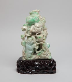 Chinese Export Jade Jadeite Sculpture