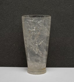 Tall Chinese Sung Type Crystal Cup