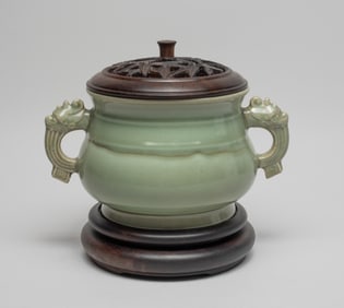Estate Large Chinese Longquan Porcelain Censer