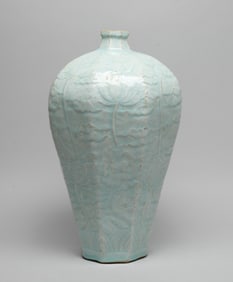 Tall Chinese Hutian Porcelain Vase