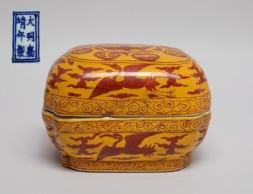Chinese Export Porcelain Box