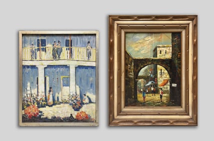 Two Vintage Oil Paintings