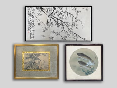 Three Estate Chinese Wall Hangings