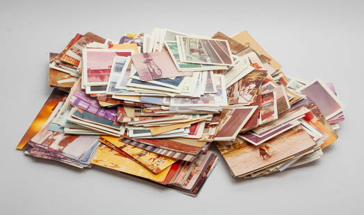 Large Set Vintage Photo Collections: Collectible large set vintage photos, around 700-900 pieces. Size varies.