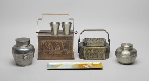 Estate Chinese, Asian Metal Pieces