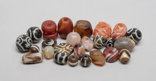 Estate Chinese, Tibetan, Nepal Beads Collection