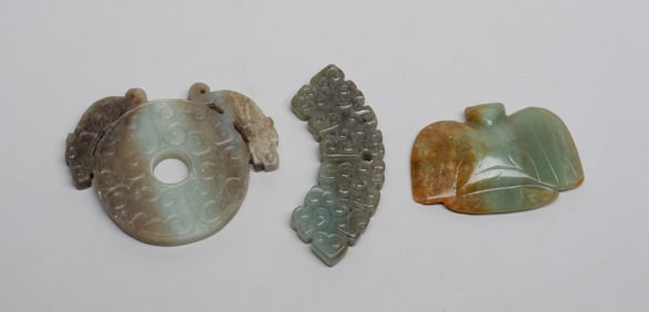 Estate Chinese Jade Carvings