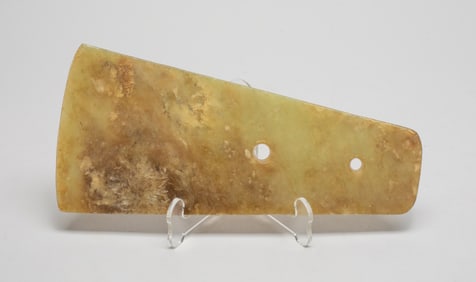 Estate Chinese Export Jade Axe