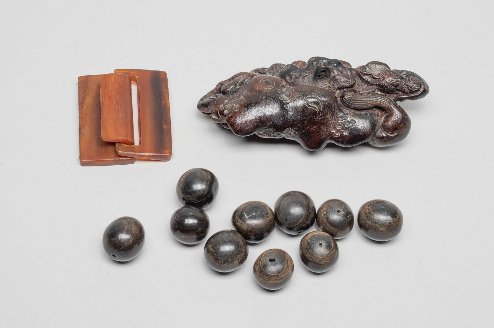 Chinese Export Carved Sets (1 of 16)