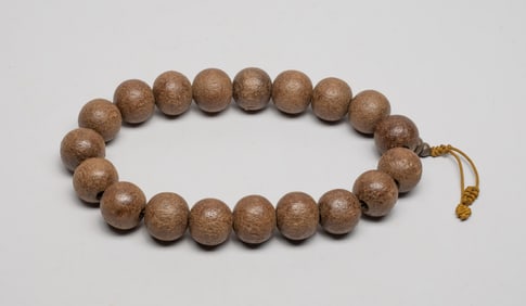 Estate Large Bead Chinese Agarwood Beads