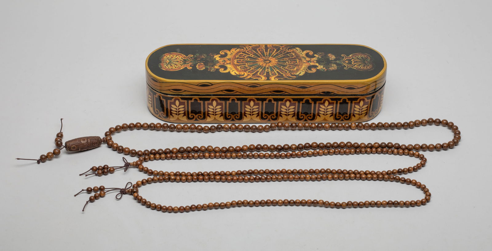 Asian Agarwood Necklace w/ Box (1 of 12)