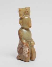 Chinese Export Russet Jade Figure