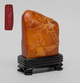 Chinese Export Shoushan Stone Seal