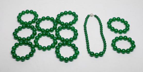 Chinese Export Colored Stone Beads