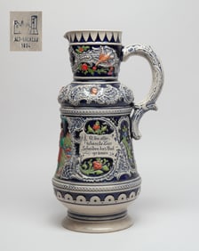 Tall West Germany Beer Stein