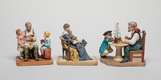 Norman Rockwell Porcelain Figures