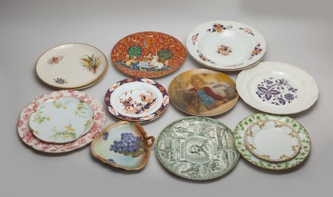 Continental Vintage Bone China Plates