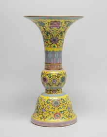 Tall Chinese Export Porcelain Vase