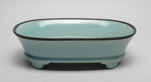 Large Chinese Ru Type Porcelain Brush Washer