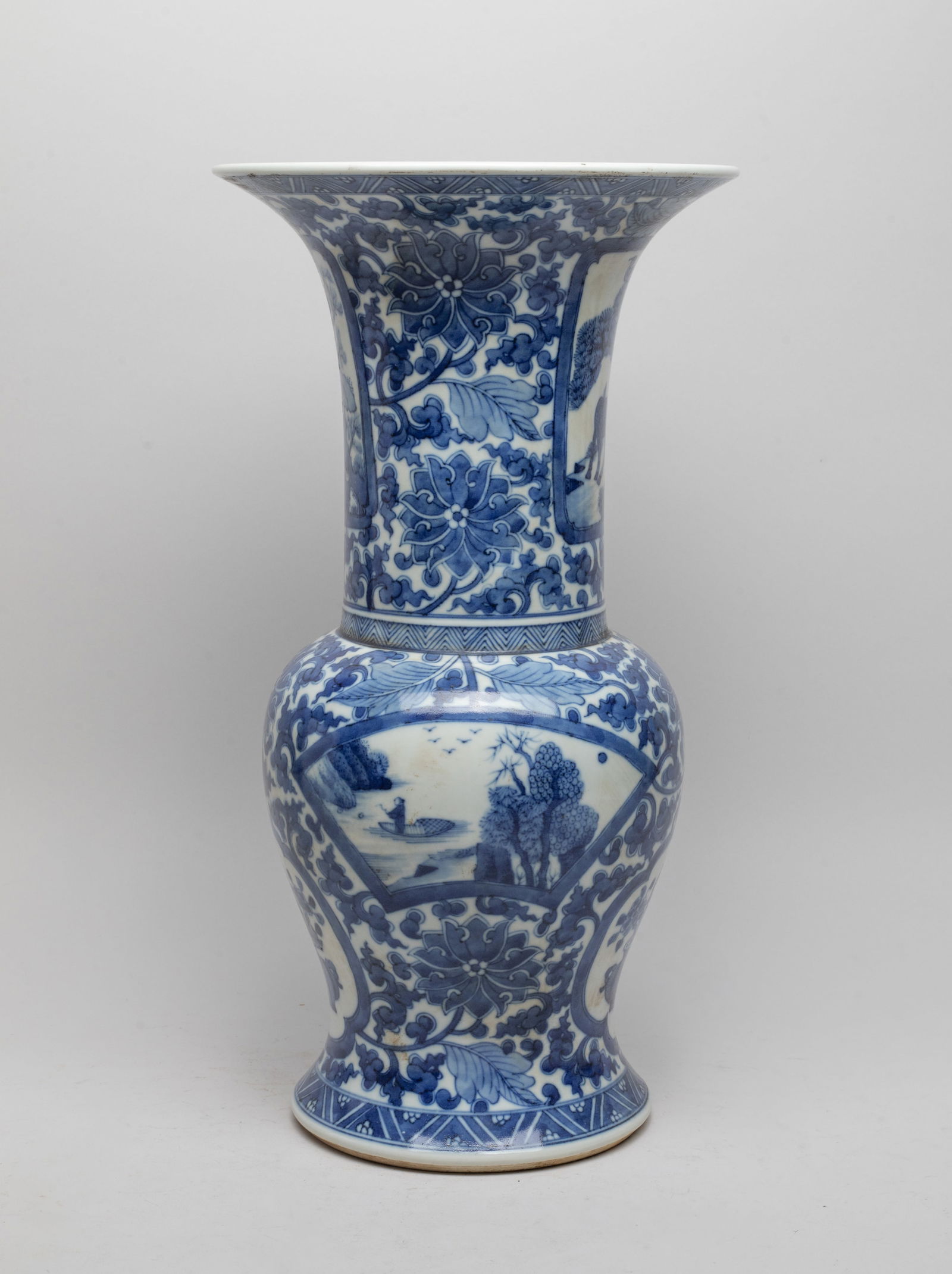 Tall Chinese Export Porcelain Decor Vase (1 of 15)