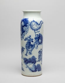 Tall Chinese Export Porcelain Vase