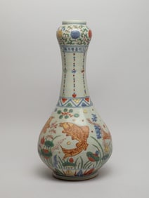 Tall Chinese Export Porcelain Vase