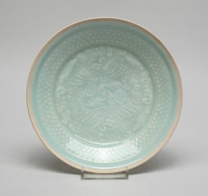 Chinese Hutian Type Porcelain Plate