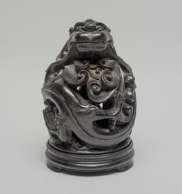 Estate Chinese Wood Carved Censer