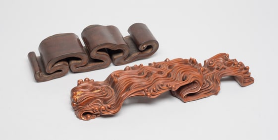 Two Chinese Wood Stands