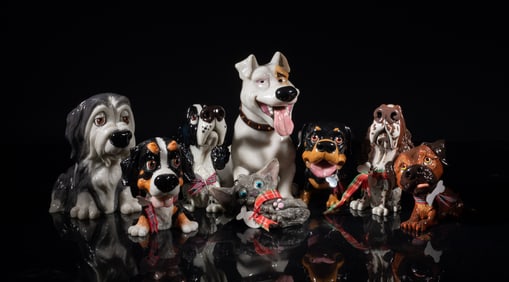 Georg Williams Dog Sculptures