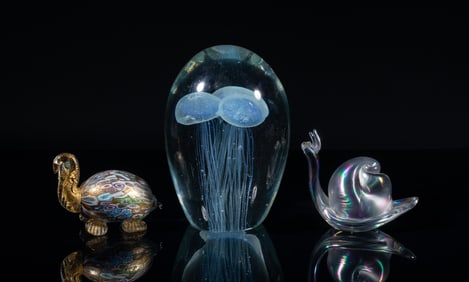 Vintage Studio Art Glass Paperweights