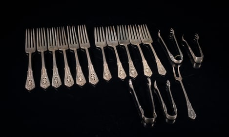 Estate Set Vintage Sterling Silver Services