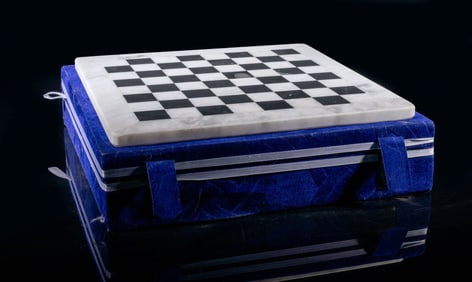 Collectible Vintage Marble Chess Board