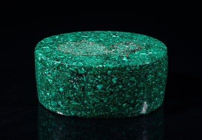 Vintage Malachite Jewelry Storage Box