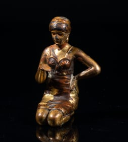 Collectible Arab Area Gilt Sculpture