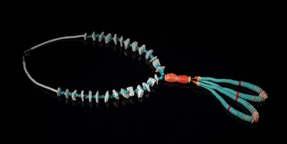 Vintage American Indian Type Gemstone Necklace